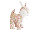 Alimrose Baby Deer Rattle in Blossom Lily Pink