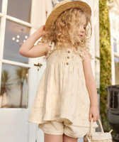 Jamie Kay' 25 Organic Cotton Muslin Ellie Top Pauline Chamomile