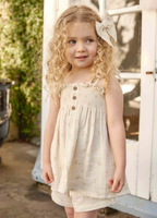 Jamie Kay' 25 Organic Cotton Muslin Ellie Top Pauline Chamomile