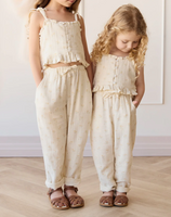 Jamie Kay' 25 Organic Cotton Muslin Cordelia Pant Pauline Chamomile