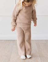 Jamie Kay' 25 Morgan Knit Pant - Oatmeal Balm Wolf Fleck