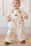 Jamie Kay' 25 Blair Overalls - Playful Kittens Whisper White Large