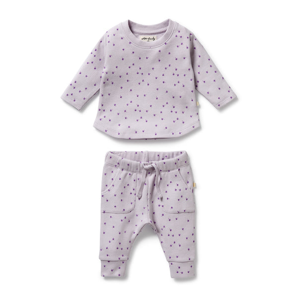 W&F W25 Lulu Daisy Organic  Waffle Set WFW2505-05A