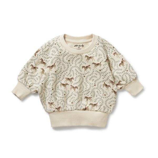 W&F W25 Trixie Horse Organic Terry Sweat