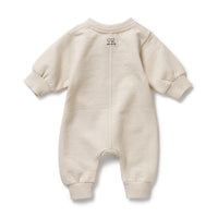 W&F W25 Oatmeal Organic Quilted Growsuit - WFW2525-01