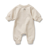 W&F W25 Oatmeal Organic Quilted Growsuit - WFW2525-01