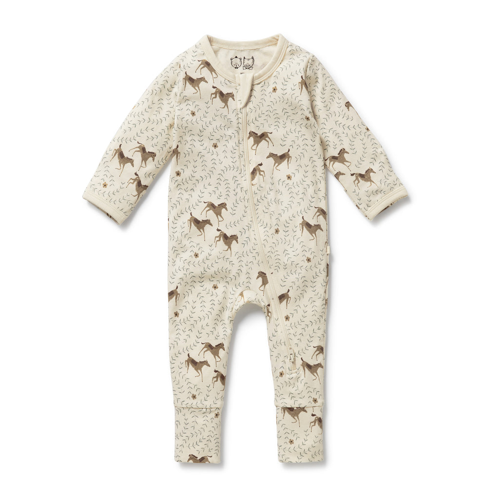 Wilson & Frenchy Organic Zipsuit with Feet