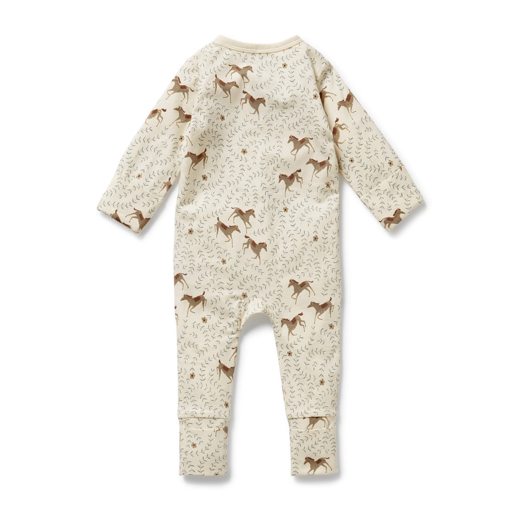 Wilson & Frenchy Organic Zipsuit with Feet