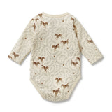W&F W25 Trixie Horse Organic Bodysuit