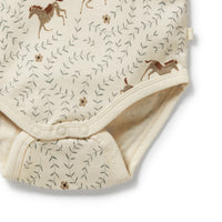 W&F W25 Trixie Horse Organic Bodysuit