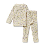 W&F W25 Bella Floral Organic Long Sleeved Pyjamas- WFW2532-05-1