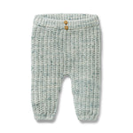 W&F W25 Moss Speckle Organic Knitted Legging