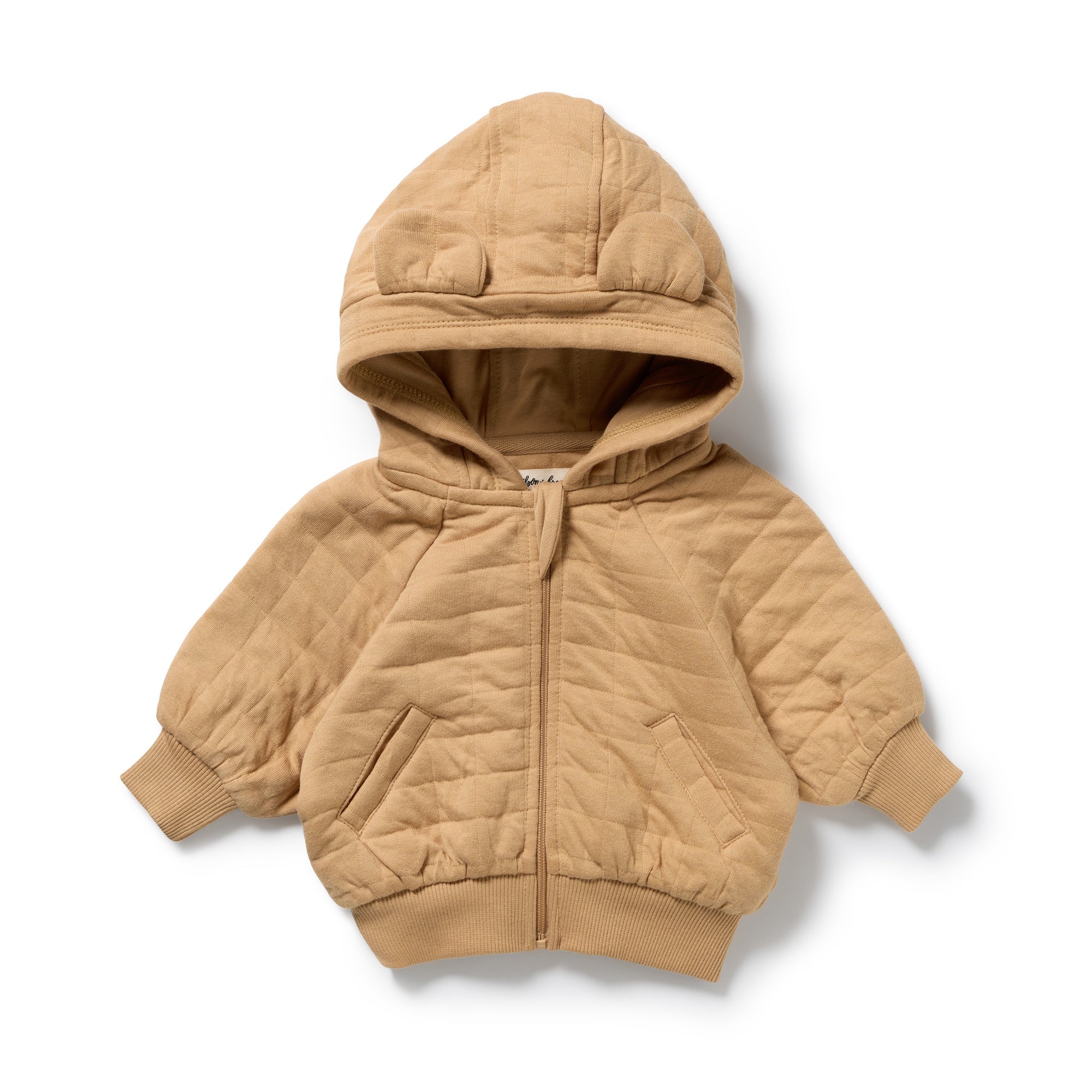 Wilson + Frenchy Honey Fawn Organic Quilted Jacket