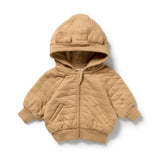 Wilson + Frenchy Honey Fawn Organic Quilted Jacket