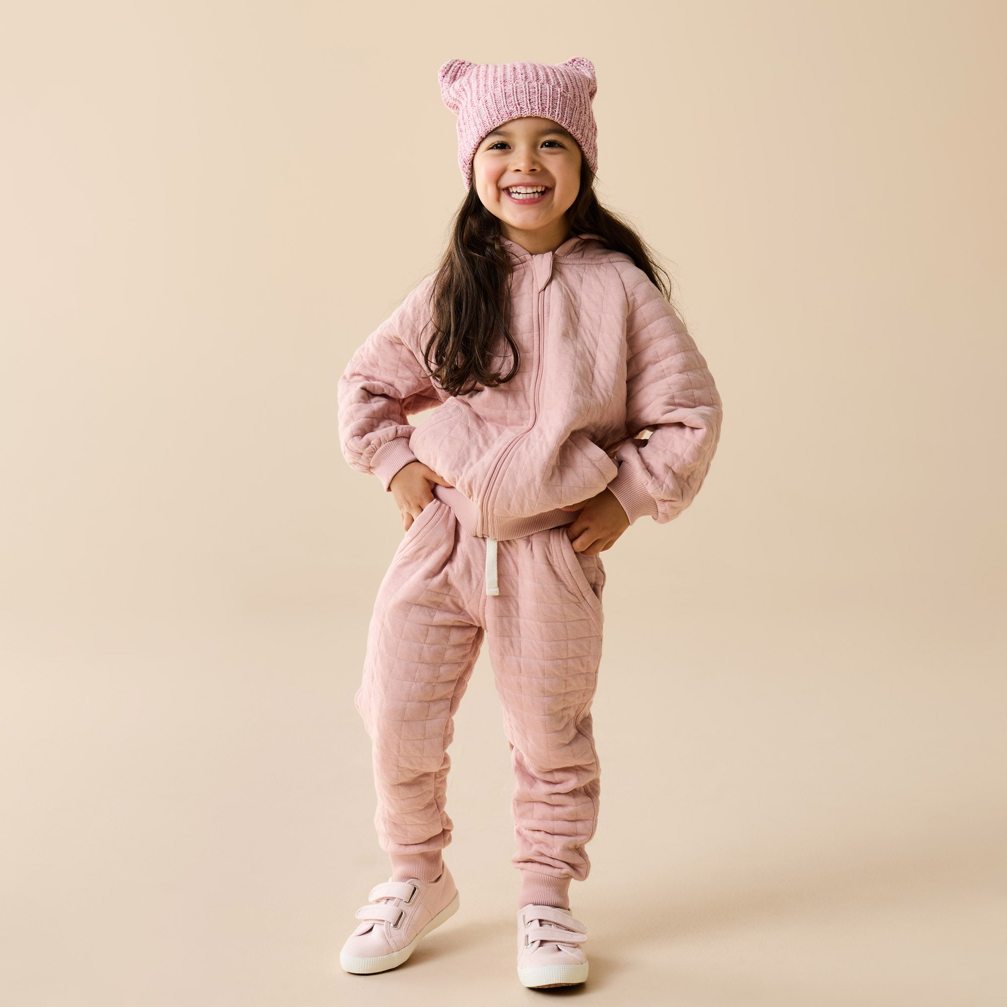 Wilson + Frenchy Rose Organic Quilted Jacket