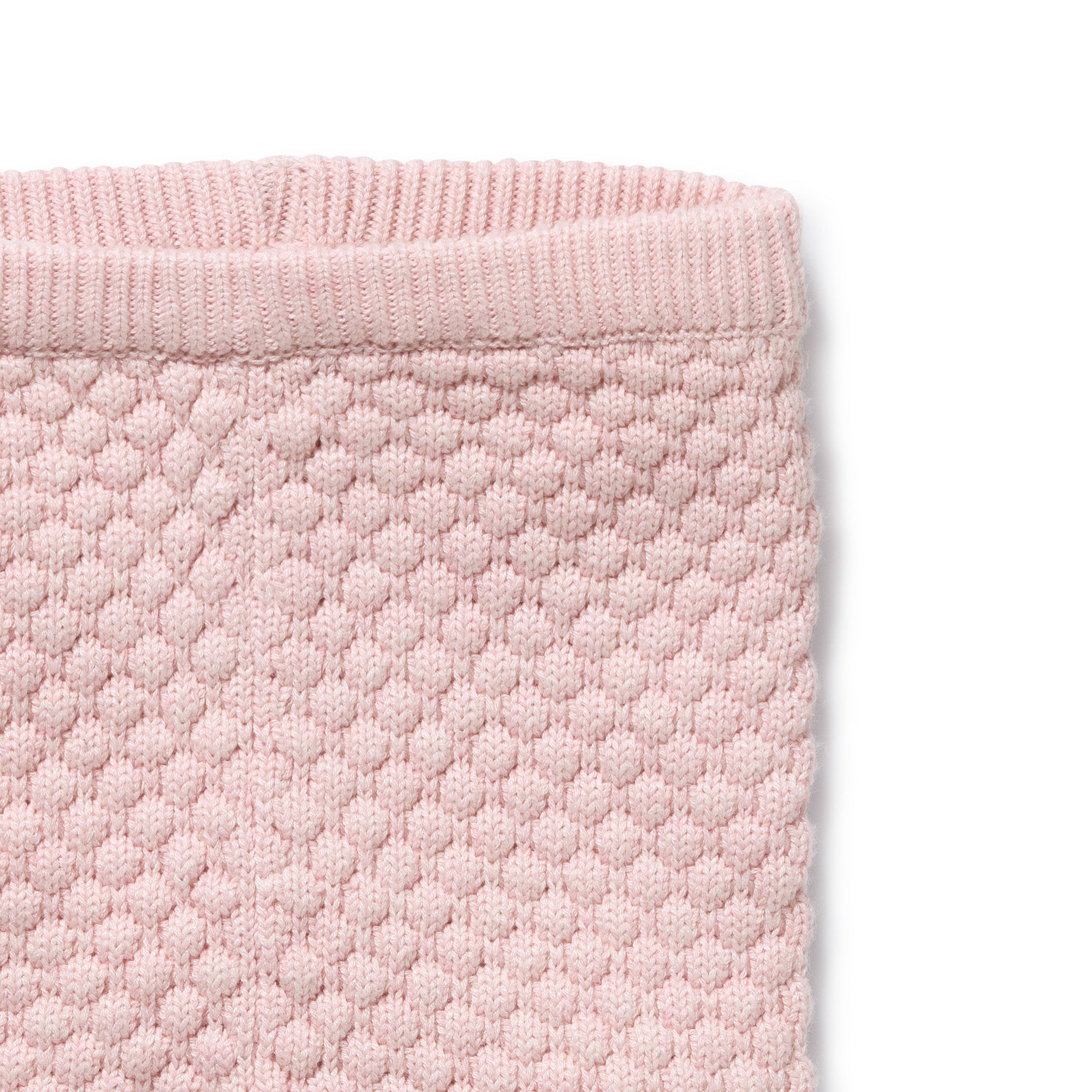 Wilson & Frenchy Organic Knitted Bubble Pant Marshmallow Pink
