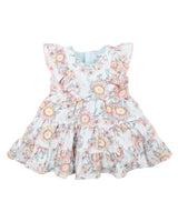 MHS24 Bebe Abby Print Tiered Dress