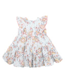 MHS24 Bebe Abby Print Tiered Dress