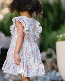 MHS24 Bebe Abby Print Tiered Dress