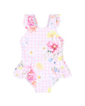 MHS24 Connie Print  Baby Swimsuit w Nappy