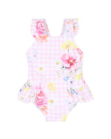 Minihaha Connie Print Baby Swimsuit w Nappy