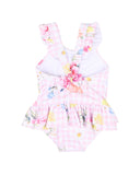 Minihaha Connie Print Baby Swimsuit w Nappy