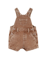 Bebe Finley Brown Denim Overalls S24