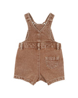 Bebe Finley Brown Denim Overalls S24