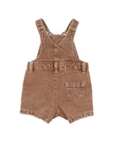 Bebe Finley Brown Denim Overalls S24