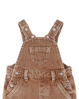 Bebe Finley Brown Denim Overalls S24