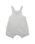 Bebe Harry Stripe Overalls  Slate Stripe S24