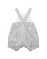 Bebe Harry Stripe Overalls  Slate Stripe S24