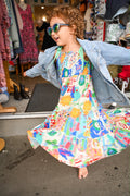 Aria Spring Dress Sweet Soul Rayon Print