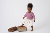 Tiny Twigs W23 Organic Knitted Chunky Jumper Rose Kids