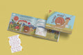 Children's book titled 'Snail Mail' with a snail character on a yellow background