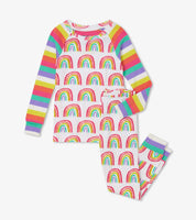 Hatley Organic Cotton PJs Pretty Rainbows