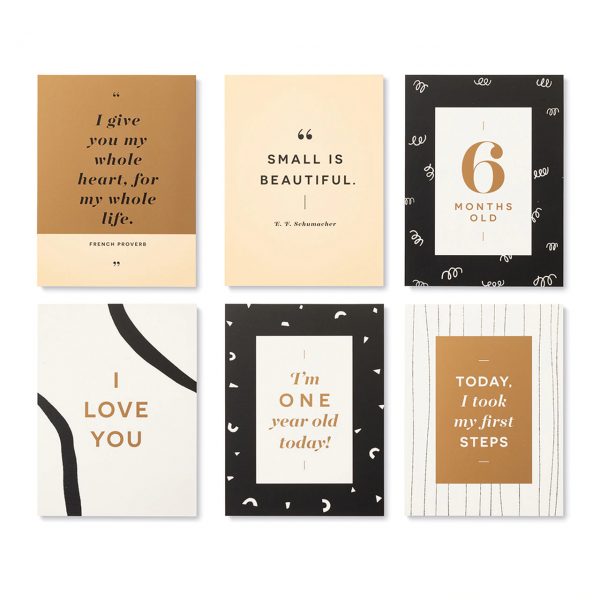 Moments of Love Newborn Baby Milestone Cards