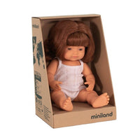Miniland Doll Large Caucasian Girl Redhead MNL31150
