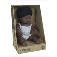 Miniland Doll Large African Boy 38cm
