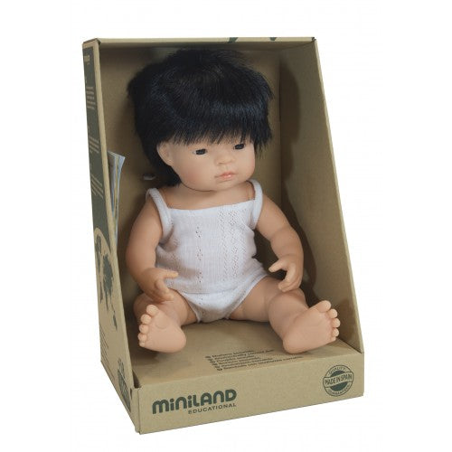 Miniland Doll Large Asian Boy38cm