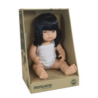 Miniland Doll Large Asian Girl 38cm