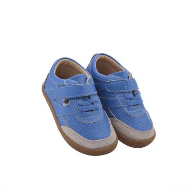 Old Soles Fitz  Shoe Neon Blue/Grey Suede