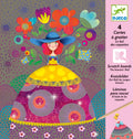 Djeco The Beauties Ball Scratch Art Kit – Creative Craft Set for Kids