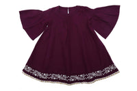 Coco & Ginger Anouk Dress Boysenberry w Embroidery