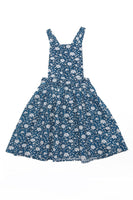 Coco & Ginger Pomme Pinafore London Flowers Fjord