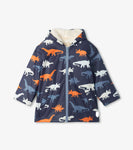 Hatley W23 Dino Silhouettes Sherpa Lined Colour Changing Raincoat F22DSK818