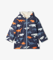 Hatley W23 Dino Silhouettes Sherpa Lined Colour Changing Raincoat F22DSK818