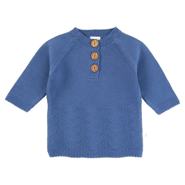 Tiny Twig Sapphire Knitted Cardigan
